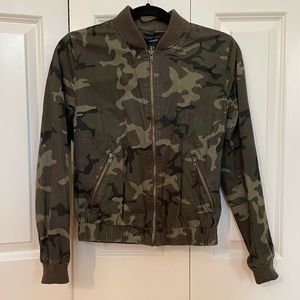 Camo Bomber Jacket